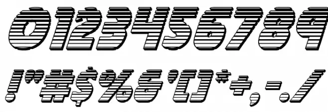 Governor Chrome Italic Font OTHER CHARS