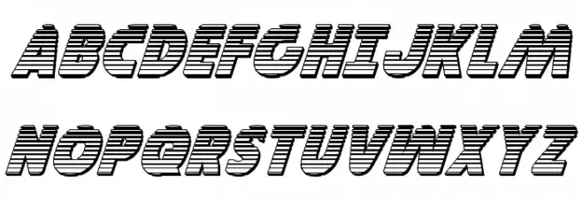 Governor Chrome Italic Шрифта ВЕРХНИЙ