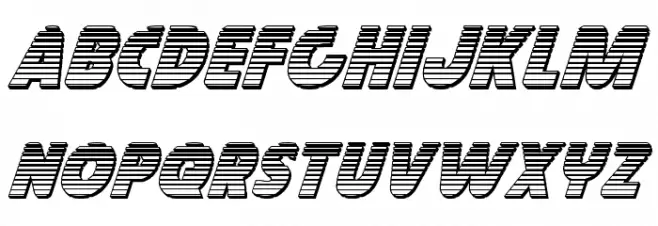 Governor Chrome Italic फ़ॉन्ट लोअरकेस