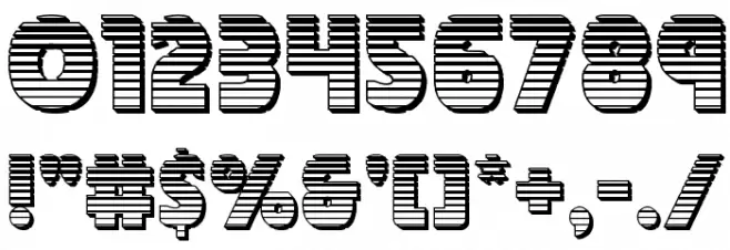 Governor Chrome Font OTHER CHARS