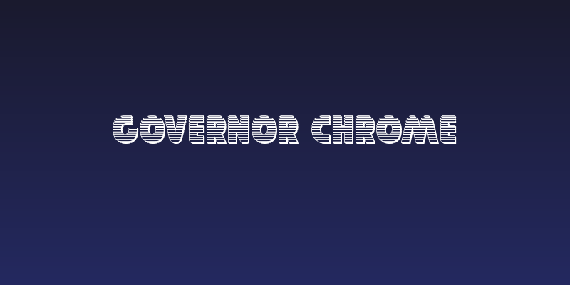 Governor Chrome Social Header