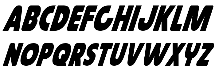 Governor Condensed Italic Font LOWERCASE