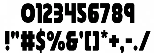 Governor Condensed Font OTHER CHARS