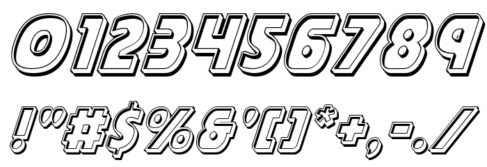 Governor Engraved Italic Font OTHER CHARS