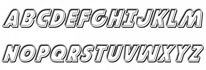 Governor Engraved Italic Шрифта ВЕРХНИЙ