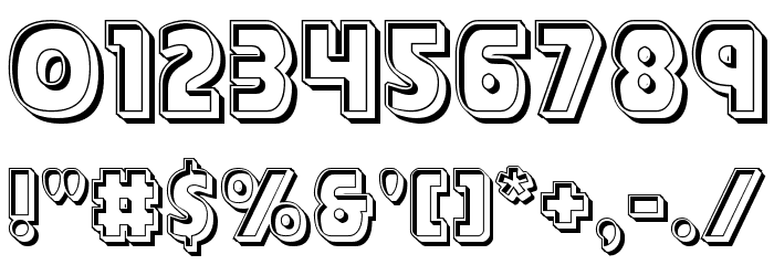Governor Engraved Font OTHER CHARS