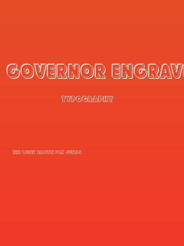 Governor Engraved Poster