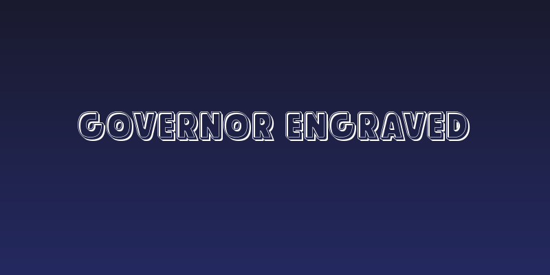 Governor Engraved Social Header