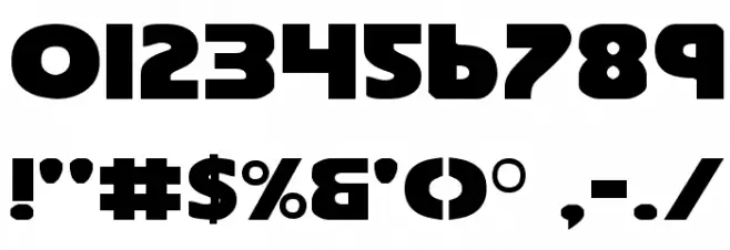 Governor Expanded Font OTHER CHARS