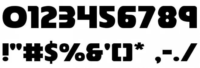 Governor Expanded Font OTHER CHARS