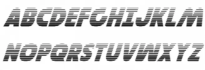 Governor Gradient Italic Polices MAJUSCULES