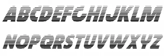 Governor Gradient Italic Schriftart Kleinbuchstaben
