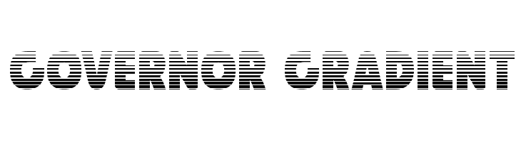 Governor Gradient  フリーフォントのダウンロード