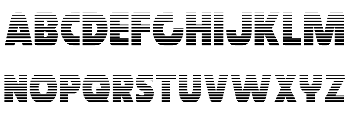 Governor Gradient Font LOWERCASE