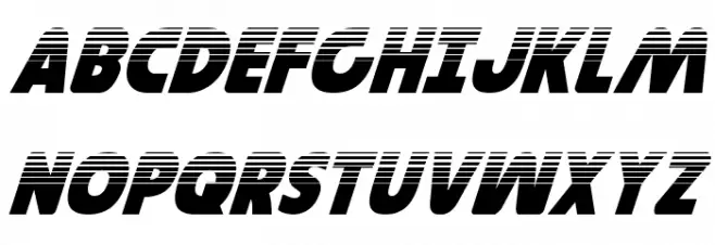 Governor Halftone Italic Font Litere mari