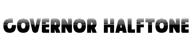 Governor Halftone  免费字体下载