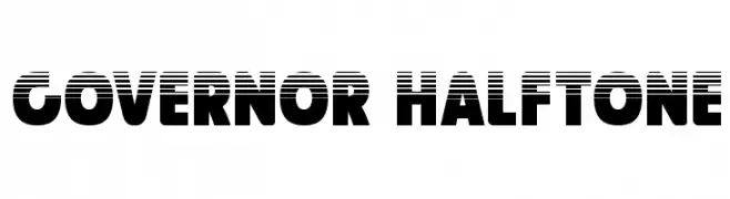 Governor Halftone  免费字体下载