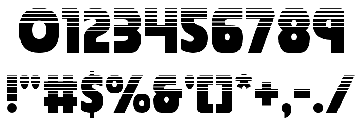 Governor Halftone Font OTHER CHARS