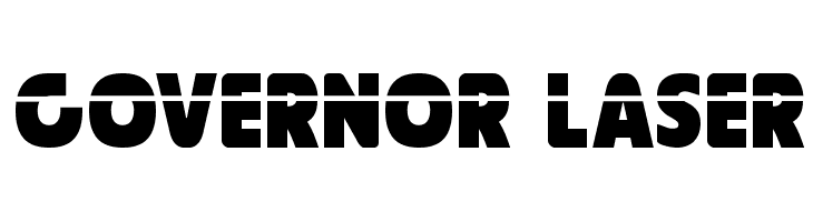 Governor Laser  Frei Schriftart Herunterladen