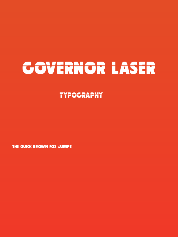 Governor Laser Poster