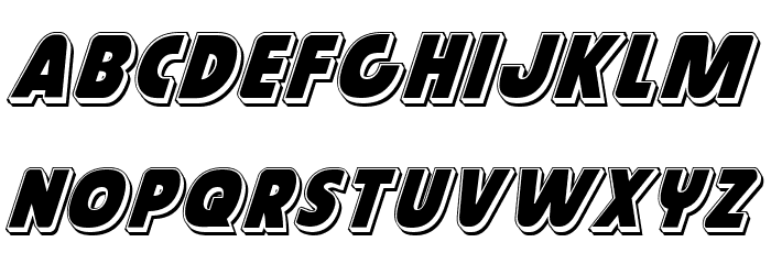 Governor Punch Italic Font LOWERCASE