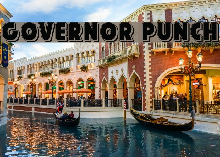 Governor Punch Font examples