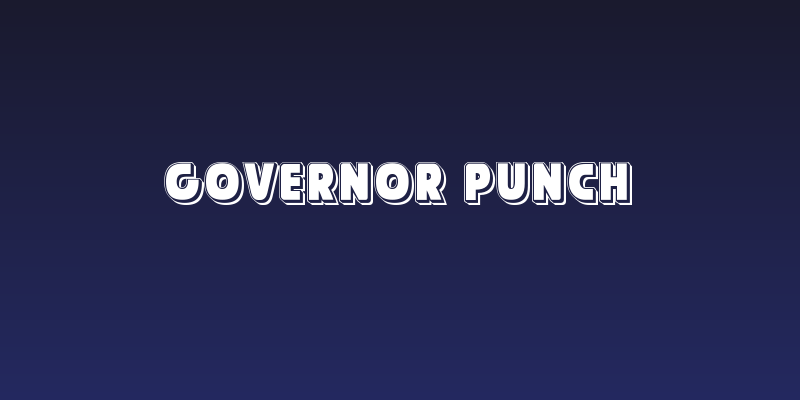 Governor Punch Social Header