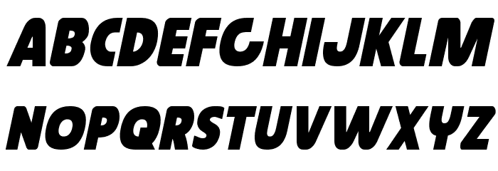 Governor Semi-Italic Font LOWERCASE