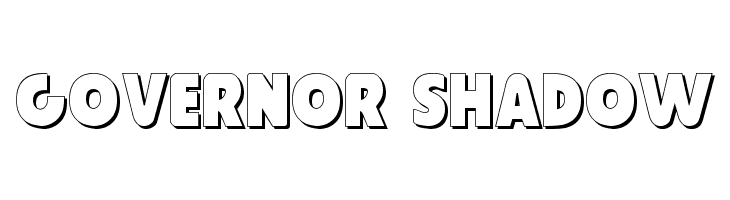 Governor Shadow  baixar fontes gratis