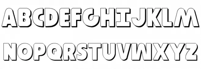 Governor Shadow Font Litere mari