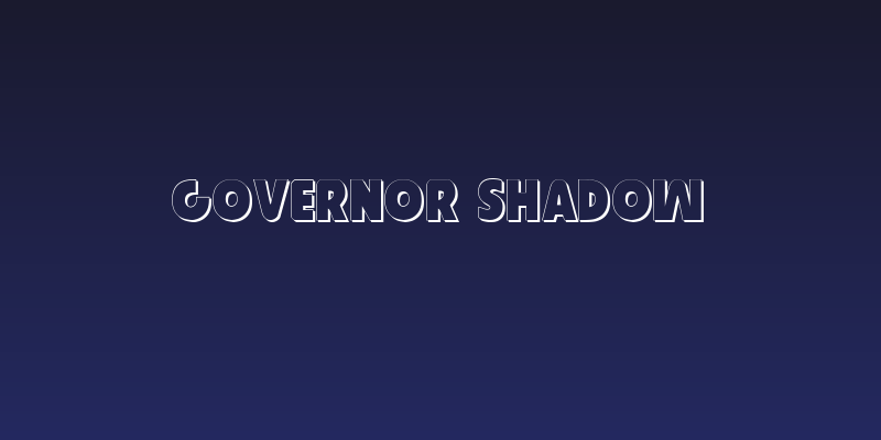 Governor Shadow Social Header