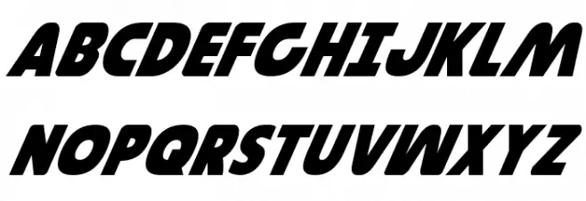 Governor Super-Italic 字体 大写