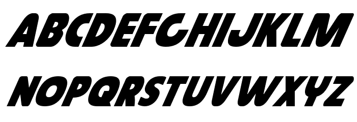 Governor Super-Italic Font LOWERCASE