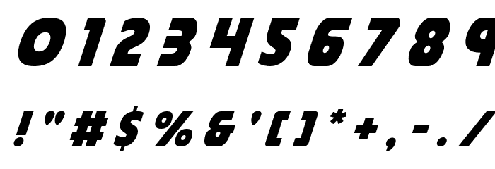Governor Title Italic Font OTHER CHARS