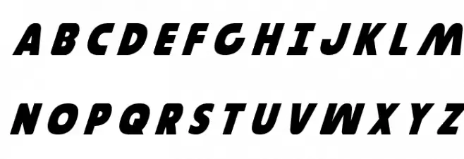Governor Title Italic Caratteri MAIUSCOLE