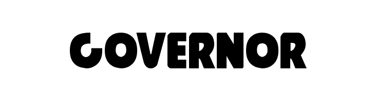 Governor  フリーフォントのダウンロード