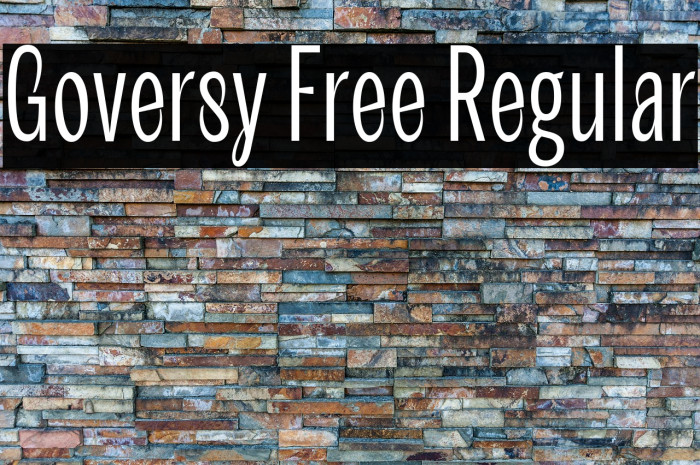 Goversy Free Regular Example 1