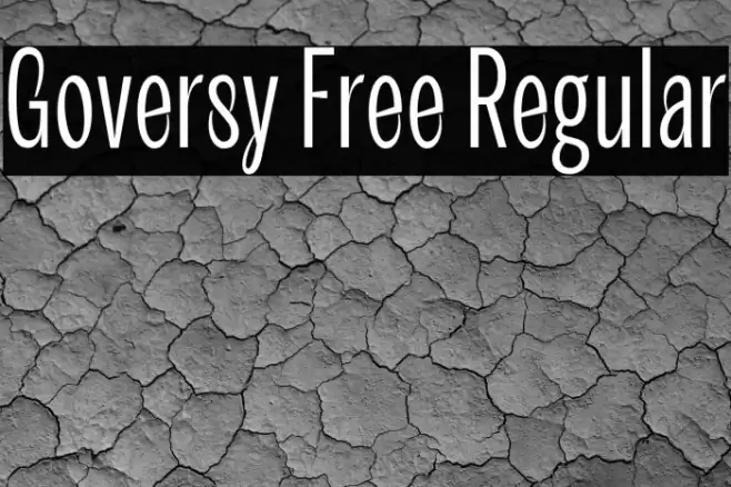 Goversy Free Regular Font examples