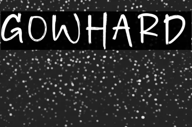 Gowhard Font examples