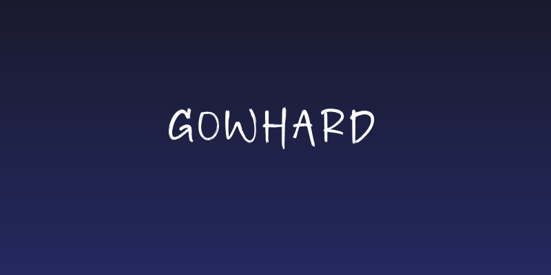 Gowhard Social Header