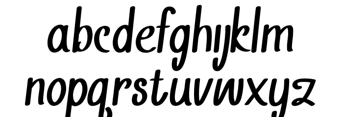 Goyoh Font LOWERCASE