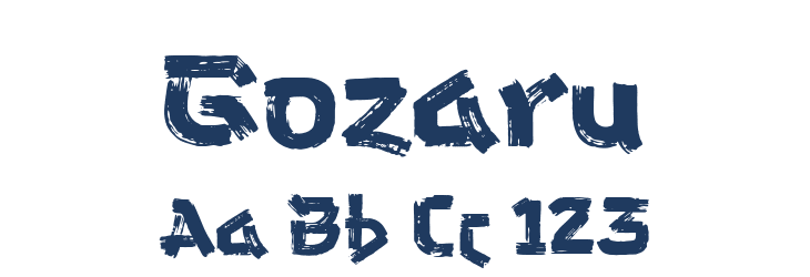 Gozaru Font Preview