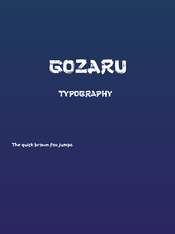 Gozaru Poster