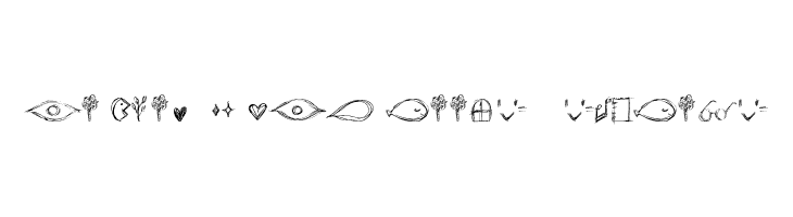 go around the books - symbols Font