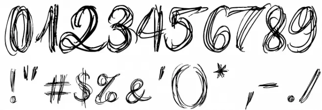 go around the books Schriftart Anderer Schreiben