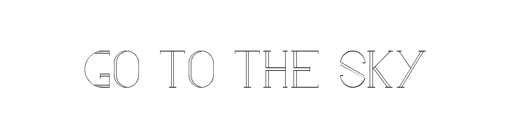 go to the sky  Fuentes Gratis Descargar