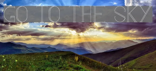 go to the sky Example 1