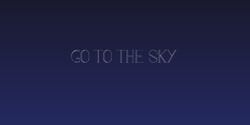 go to the sky Social Header
