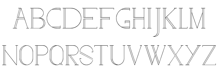 go to the sky Font LOWERCASE