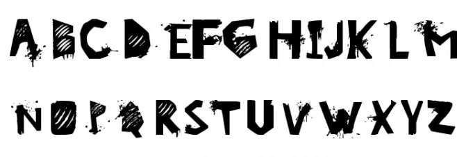 go wild Schriftart Groß